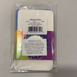 Jefferies Socks Ivory Kids Tights